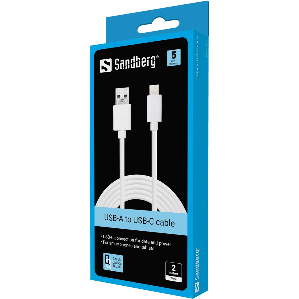  B-C 3.1 > USB-A 3.0 2M www.electricalstuff.se ElectricalStuff.se   Sandberg USB-C 3.1 > USB-A 3.0 2M Sandberg 136-14 5705730
