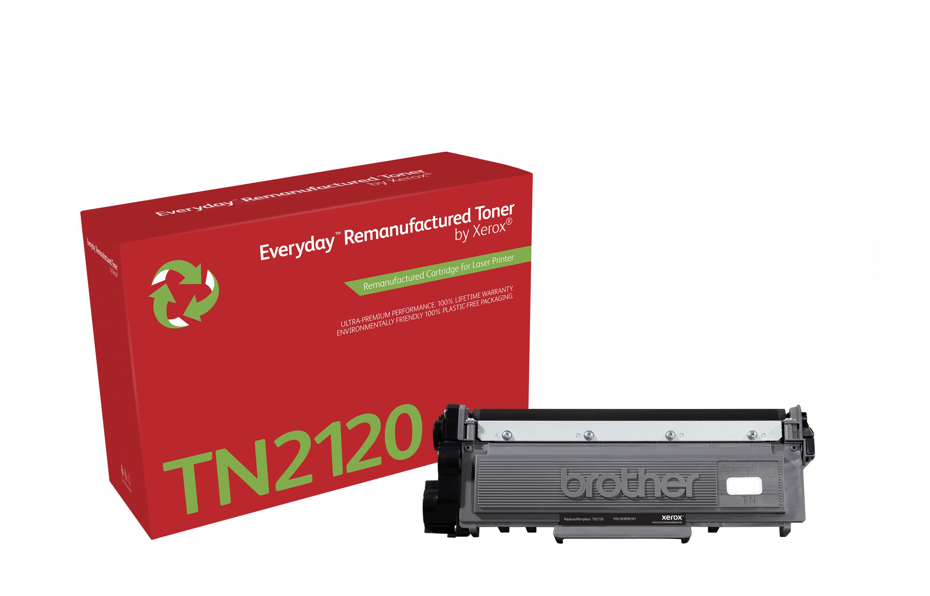  www.electricalstuff.se ElectricalStuff.se   Everyday Remanufactured Svart tonerkassett. Motsvarar Brother TN2120. Passar til