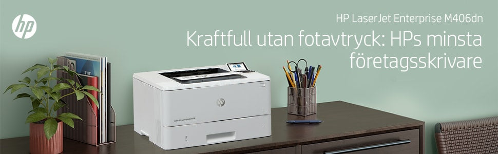  .se ElectricalStuff.se   HP LaserJet Enterprise M406dn, Svartvit, Skrivare för Företag, Utskrift, Kompakt storlek; Hög säker