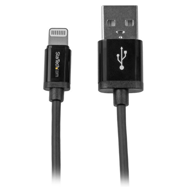  www.electricalstuff.se ElectricalStuff.se   StarTech.com USB till Lightning-kabel - Apple MFi-certifierad - 1 m - Svart Star