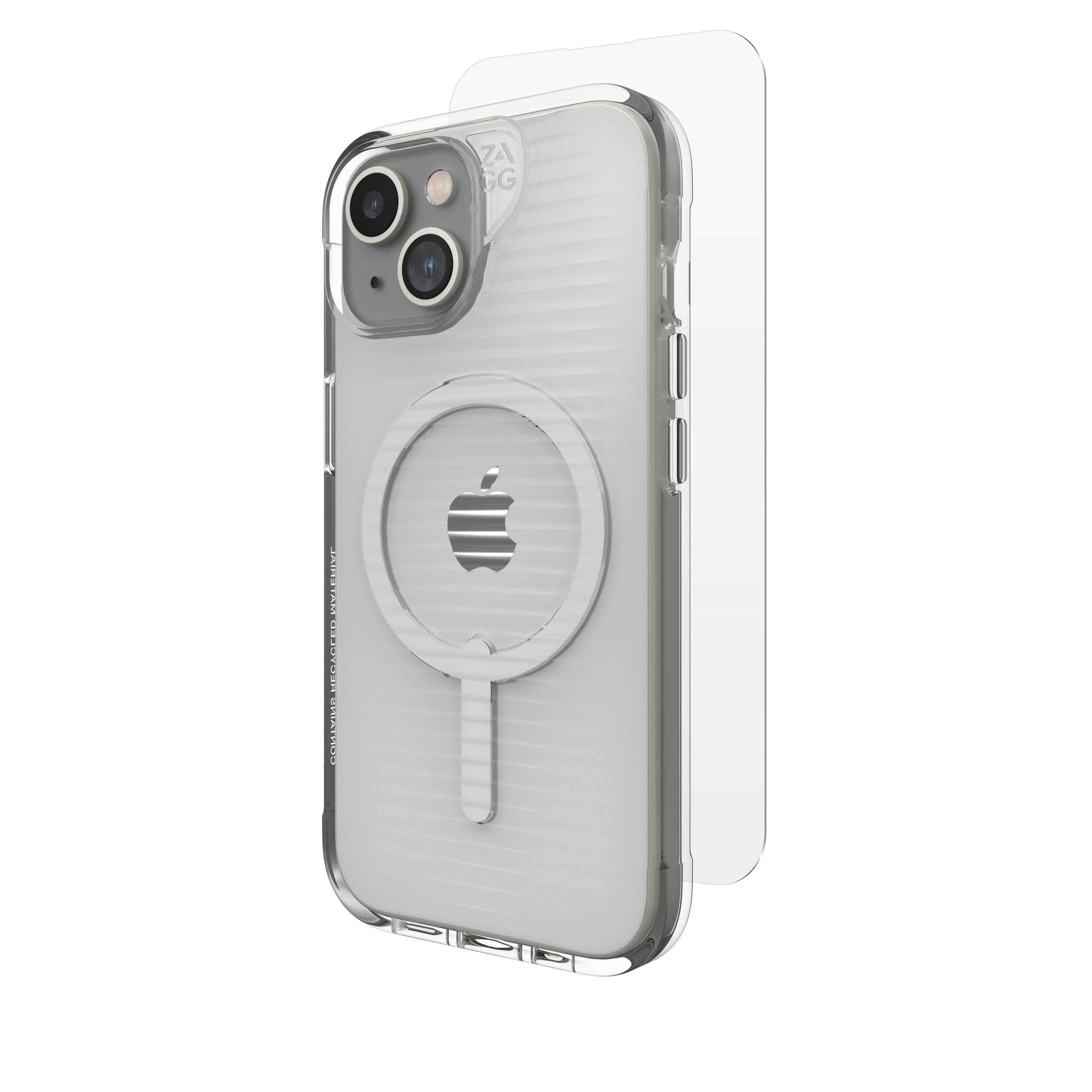  185562|840056185562 Mobiltelefonfodral   Bundle Luxe SNAP PCR IS Glass Apple iPhone 15 Clear www.electricalstuff.se Electric