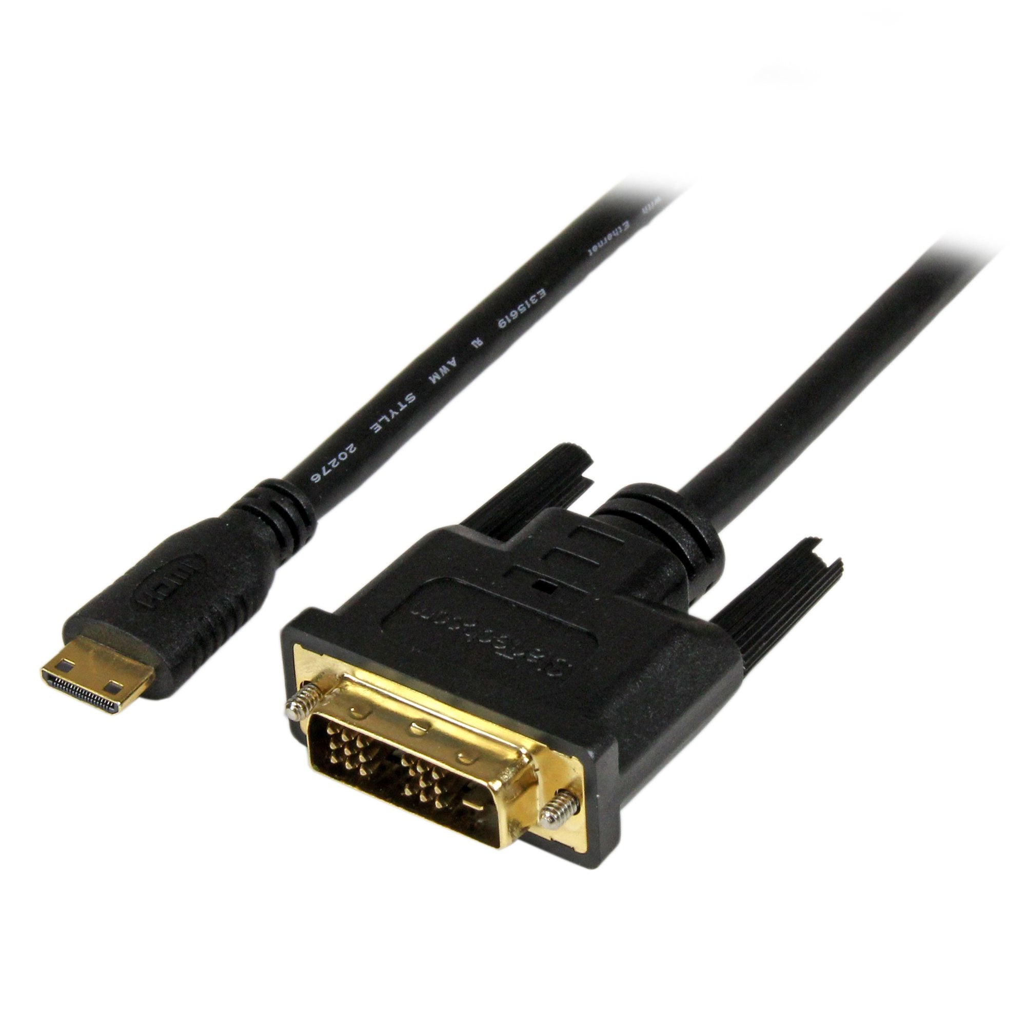  www.electricalstuff.se ElectricalStuff.se   StarTech.com HDCDVIMM1M videokabeladapter 1 m Mini-HDMI DVI-D Svart StarTech.com