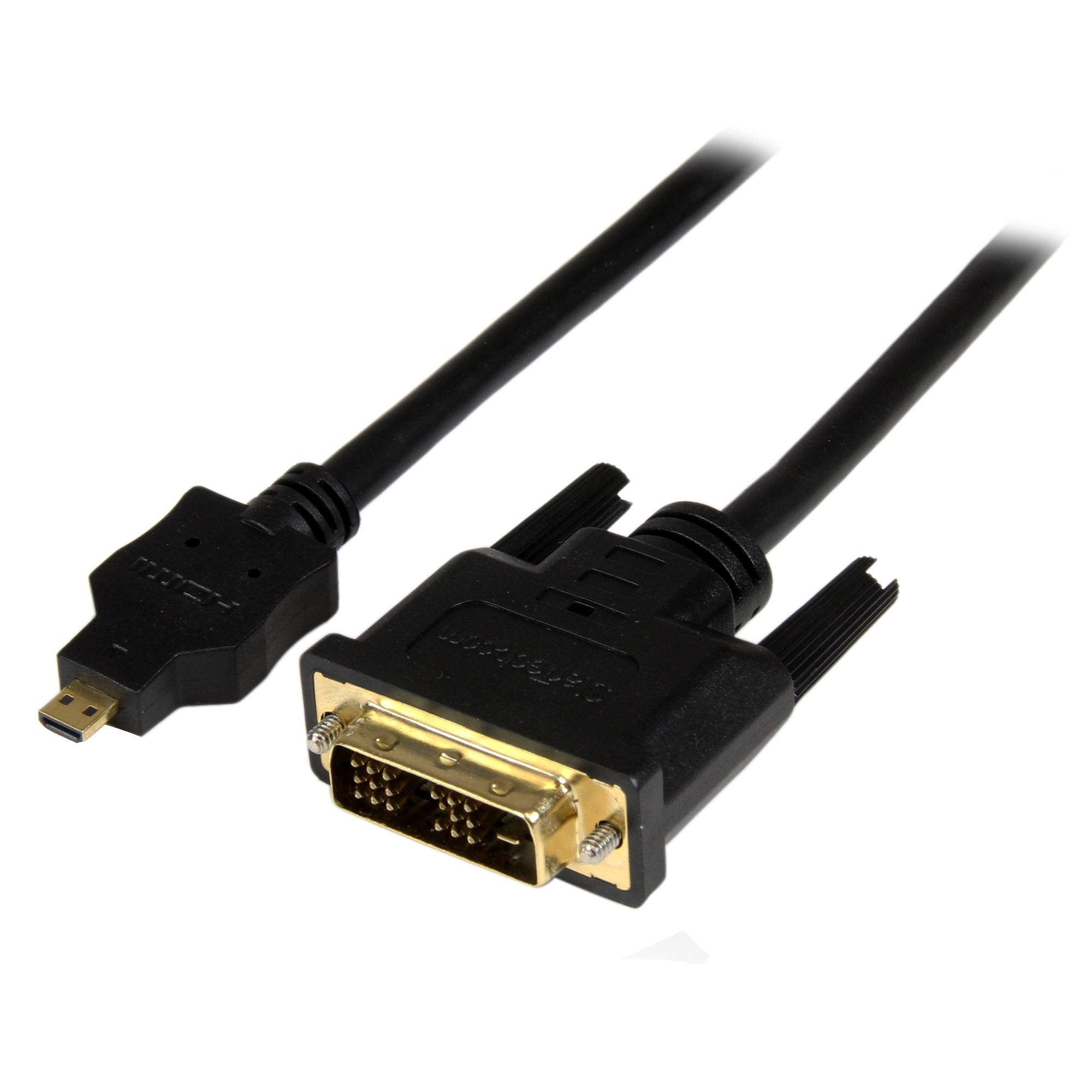  www.electricalstuff.se ElectricalStuff.se   StarTech.com HDDDVIMM1M videokabeladapter 1 m Micro-HDMI DVI-D Svart StarTech.co