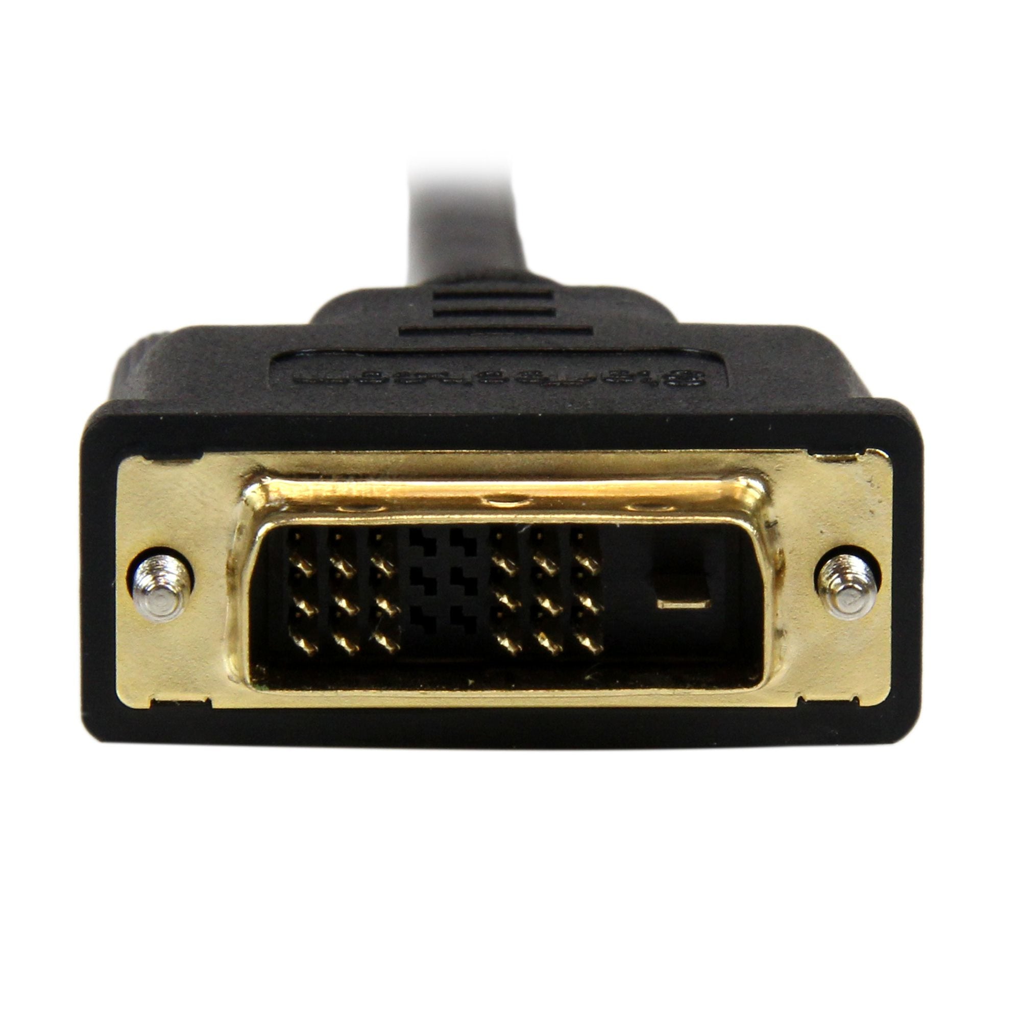  beladapter 1 m Micro-HDMI DVI-D Svart StarTech.com HDDDVIMM1M 0065030853163|065030853163|5054242046185 Videokabeladaptrar   