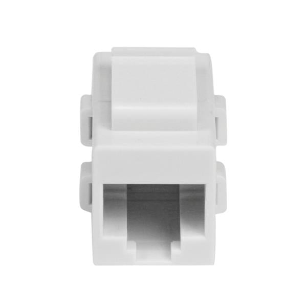  med Keystone-kontakt – F/F www.electricalstuff.se ElectricalStuff.se   StarTech.com Vit Cat 6 RJ45-nätverkskopplare med Keys