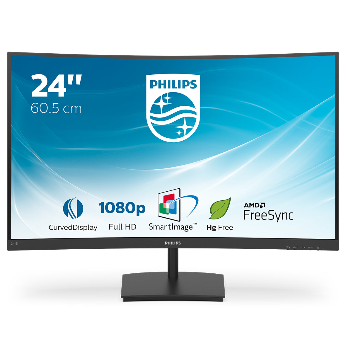  D Svart Philips 241E1SC/00 8712581758417 Platta Pc-Skärmar E Line  241E1SC/00 www.electricalstuff.se ElectricalStuff.se   Ph