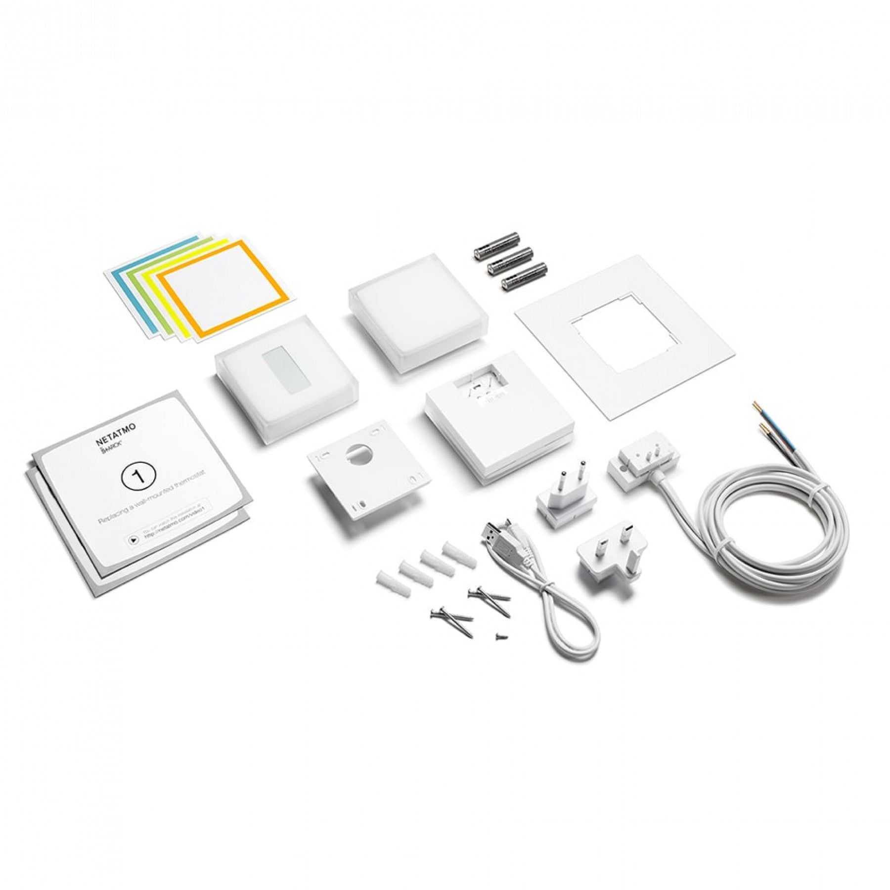  tater RF Translucent, Vit Netatmo NTH01-EN-EU 3700730500241|8023389380329|0798256215346|798256215346 Termostater   Thermosta