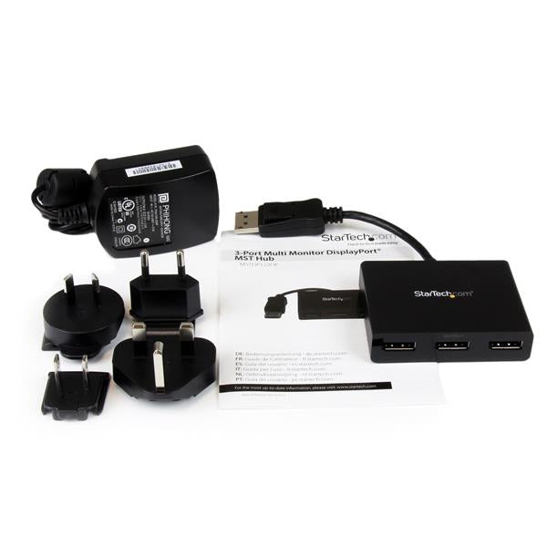  0 Hz Dator MST-hubb - Endast Windows www.electricalstuff.se ElectricalStuff.se   StarTech.com 3-ports DisplayPort 1.2-splitt