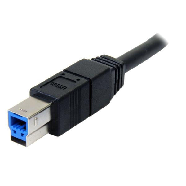  3SAB3MBK 0065030855907|065030855907|4058829181888 USB-Kablar   3 m svart SuperSpeed USB 3.0-kabel A till B – M/M www.electri