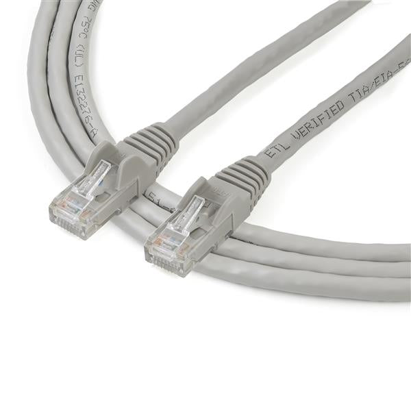   N6PATC2MGR 0065030856584|065030856584 Nätverkskablar   Cat6-patchkabel med hakfria RJ45-kontakter – 2 m, grå www.electrical