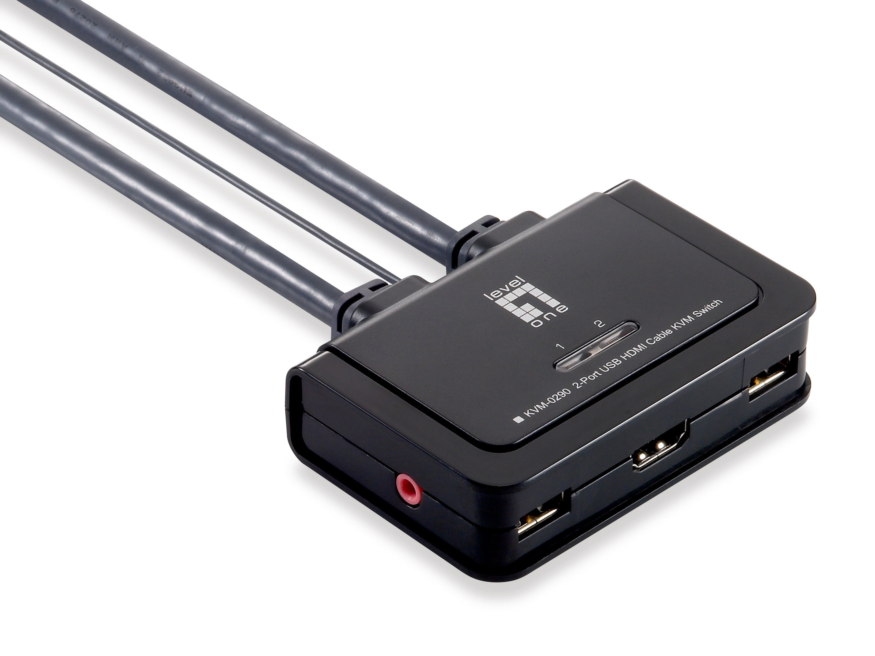  www.electricalstuff.se ElectricalStuff.se   LevelOne KVM-0290 KVM-switchar Svart, Grå LevelOne KVM-0290 4015867188835|084635