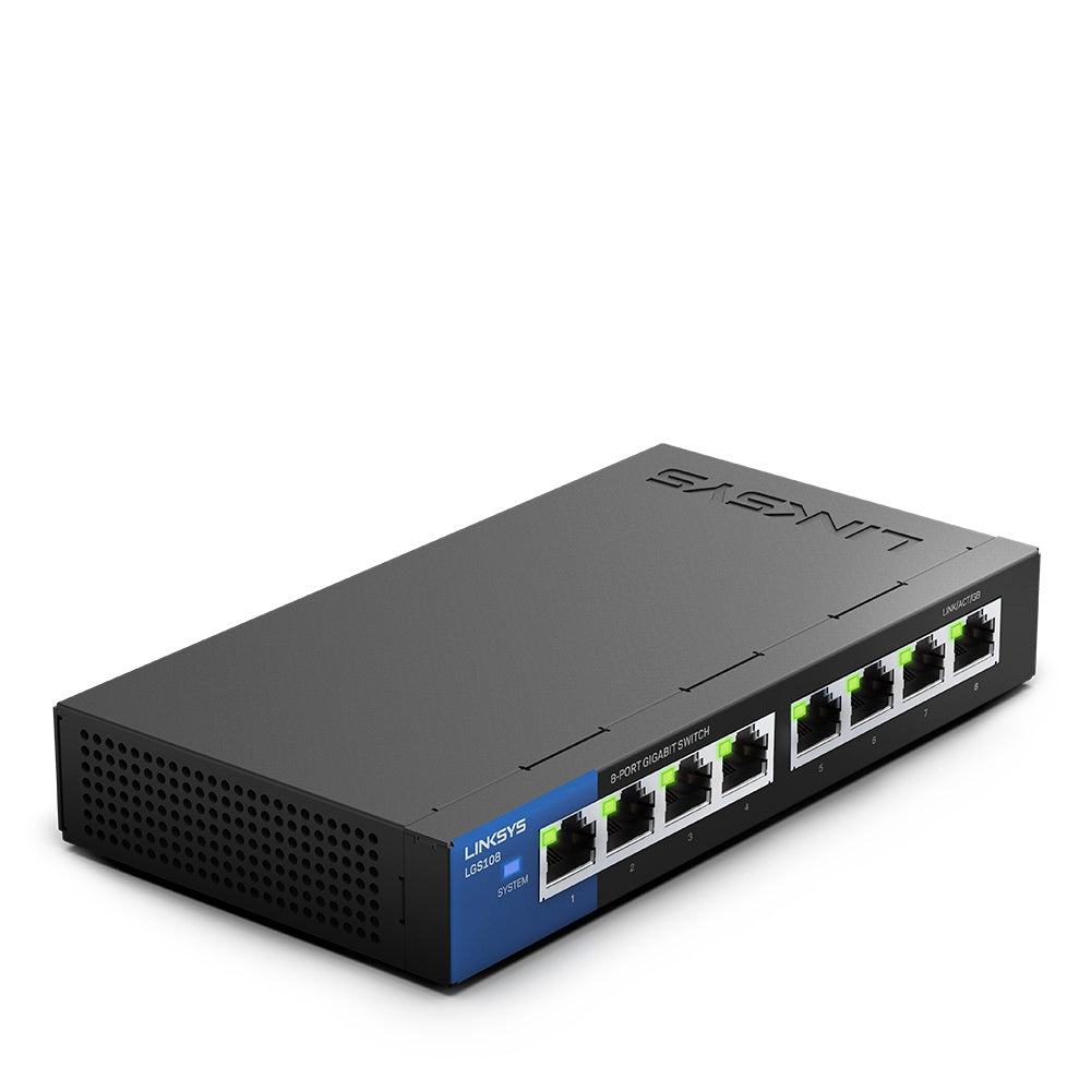  www.electricalstuff.se ElectricalStuff.se   Linksys 8-portars Business Desktop Gigabit-switch (LGS108) Linksys LGS108-EU 426