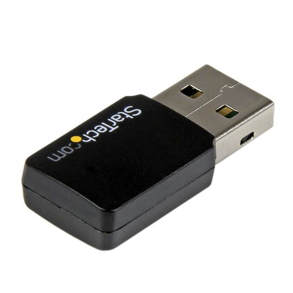   802.11ac WiFi-adapter StarTech.com USB433WACDB 0065030858212|065030858212|0789468678418|789468678418 Nätverkskort   USB 2.0