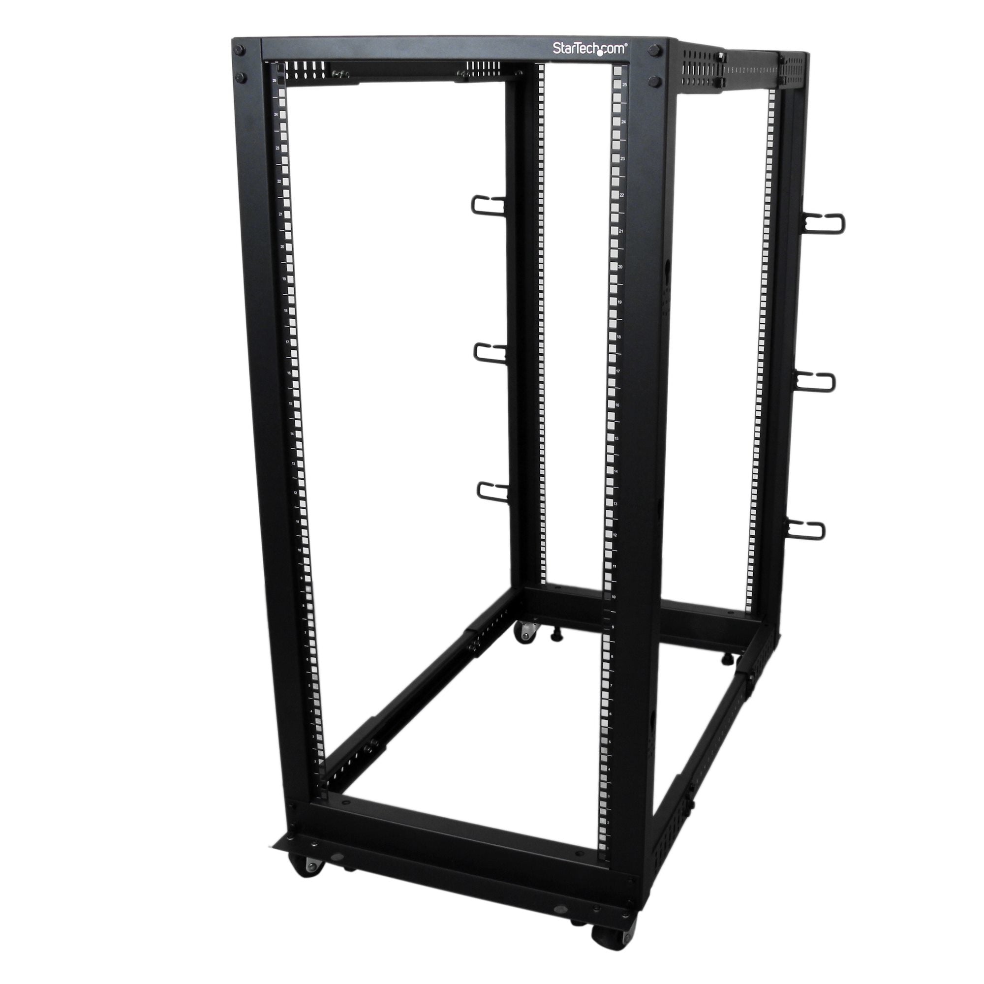  www.electricalstuff.se ElectricalStuff.se   StarTech.com 25U-serverrack med öppen ram - 4 stolpar justerbart djup (56,0 cm t