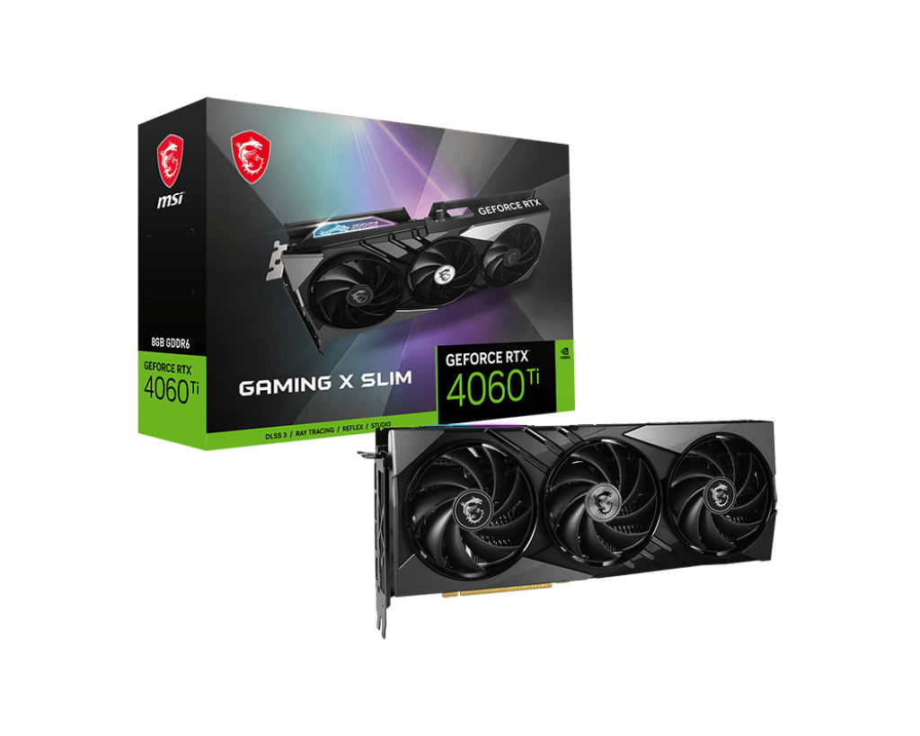  www.electricalstuff.se ElectricalStuff.se   MSI GAMING GeForce RTX 4060 Ti X SLIM 8G NVIDIA 8 GB GDDR6 MSI GEFORCE RTX 4060 