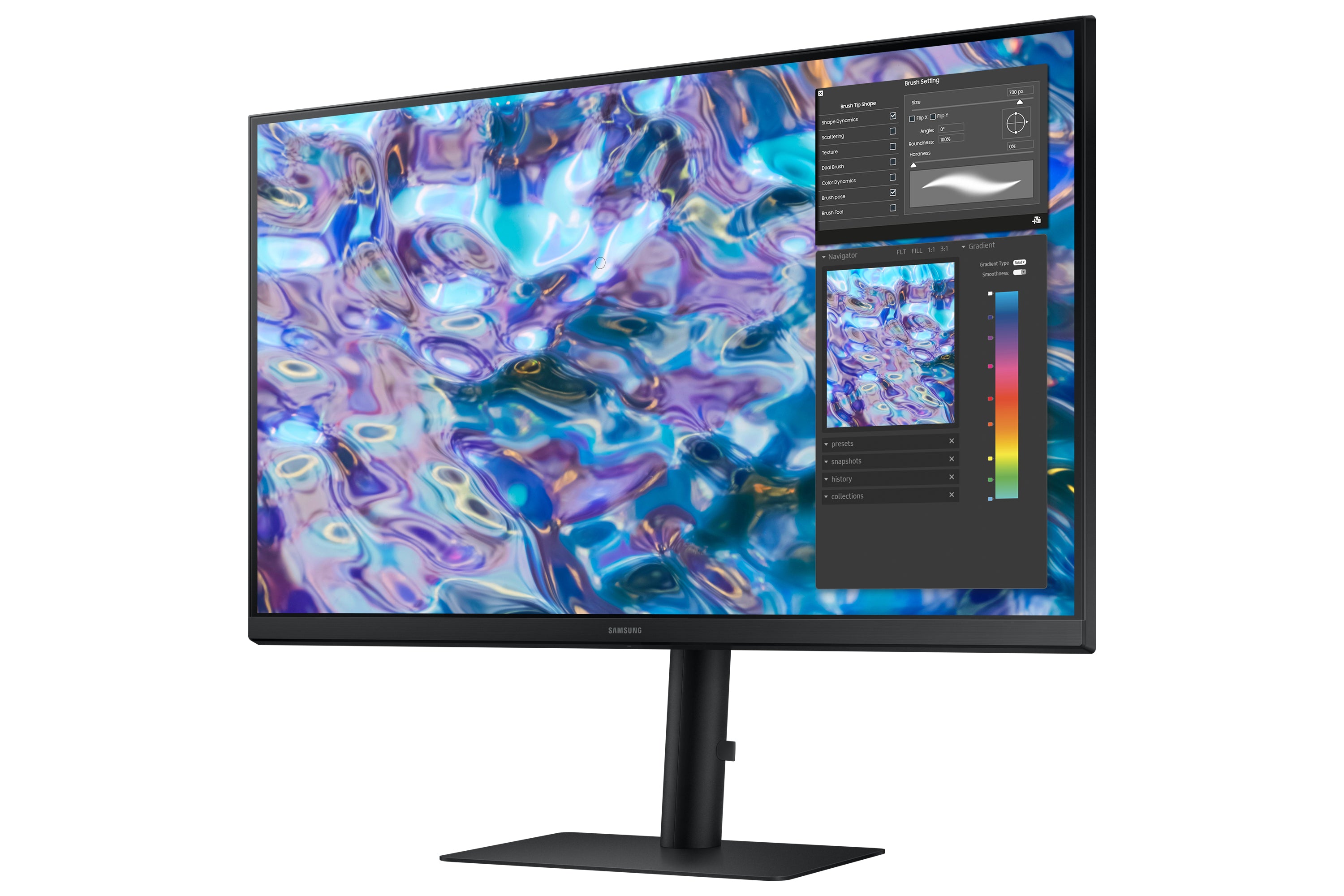  HD Svart Samsung LS27B610EQUXEN 8806094045307 Platta Pc-Skärmar ViewFinity S6 S61B www.electricalstuff.se ElectricalStuff.se
