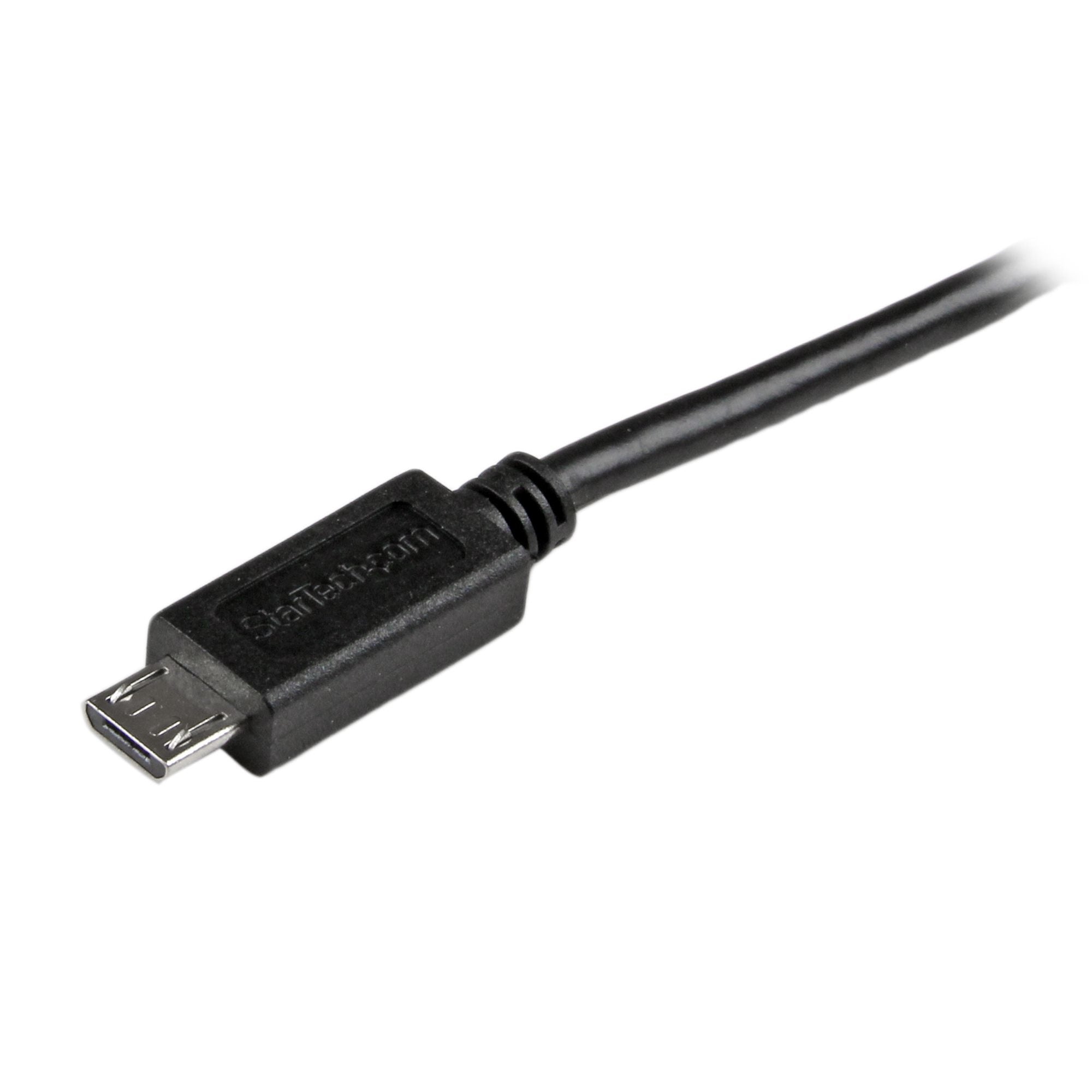  ng och synkning M/M - 0,25 mm² - 3 m www.electricalstuff.se ElectricalStuff.se   StarTech.com Lång Micro USB-kabel för laddn