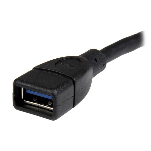  rt www.electricalstuff.se ElectricalStuff.se   StarTech.com USB 3.0 A-till-A förlängningskabel – 15 cm, svart StarTech.com U