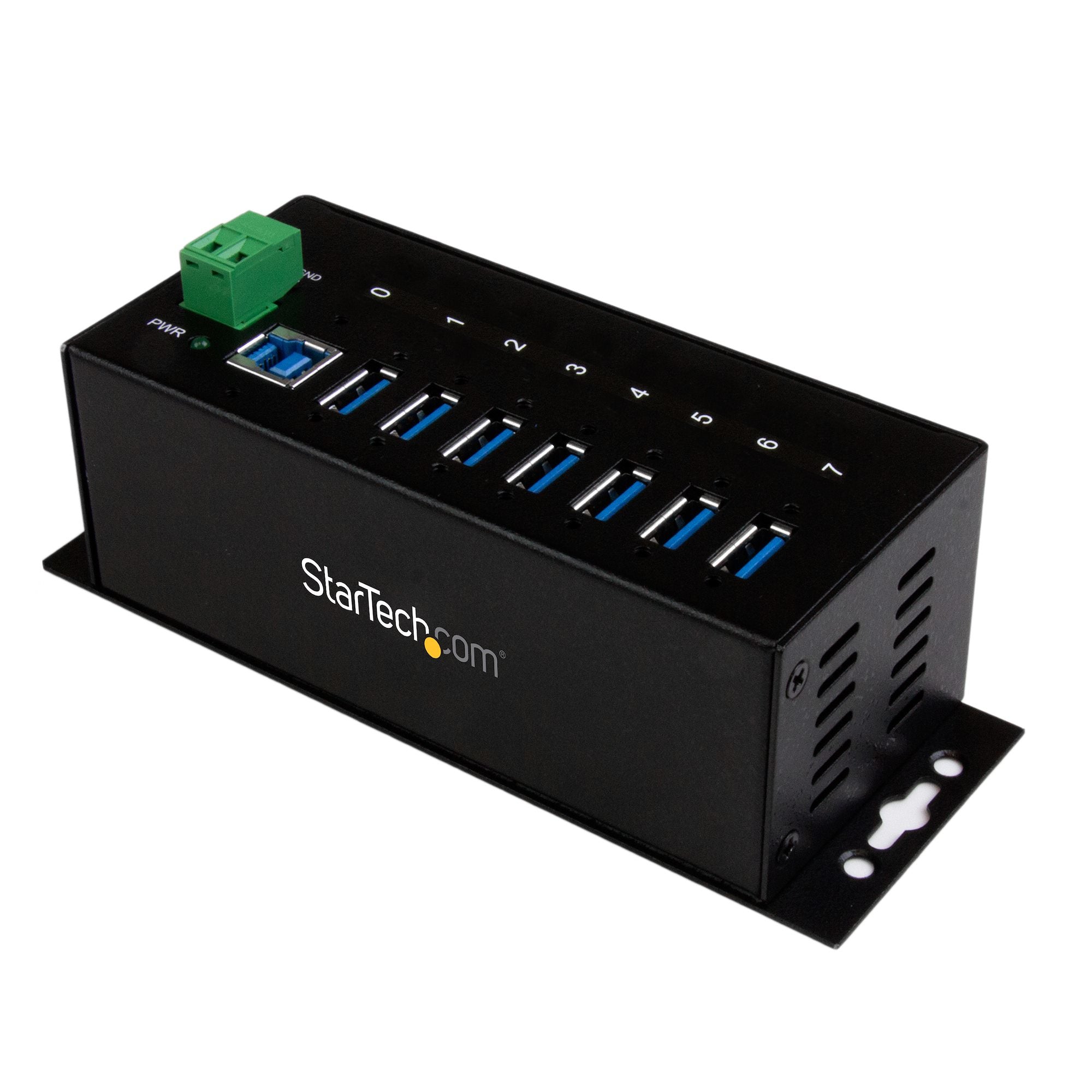  www.electricalstuff.se ElectricalStuff.se   StarTech.com USB 3.0-hubb med 7 portar - 5Gbps - Industriell USB-A-hubb i metall