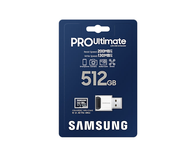  ng MB-MY512SB/WW flashminne 512 GB MicroSDXC UHS-I Samsung MB-MY512SB/WW 8806094957242|0887276753812|887276753812 Flashminne
