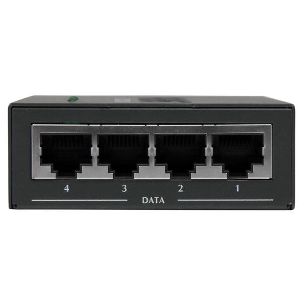  POEINJ4G 0065030859752|065030859752 Nätverksförlängare   Gigabit-midspan med 4 portar - PoE+-injektor - 802.3at/af www.elect