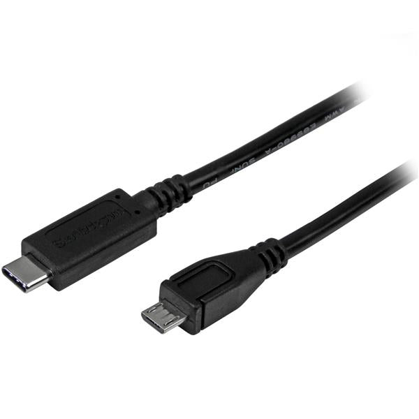  www.electricalstuff.se ElectricalStuff.se   StarTech.com 1 m USB-C till Micro USB-B-kabel, datasladd, USB 2.0, USB C till Mi