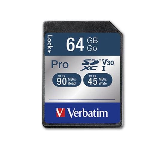  www.electricalstuff.se ElectricalStuff.se   Verbatim Pro 64 GB SDXC UHS Klass 10 Verbatim 47022 0023942470229|023942470229 F