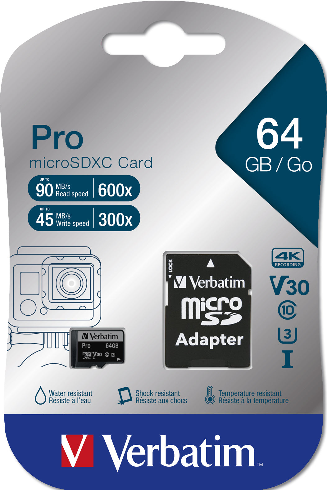  023942470427|023942470427 Flashminne   Pro www.electricalstuff.se ElectricalStuff.se   Verbatim Pro 64 GB MicroSDXC UHS Klas