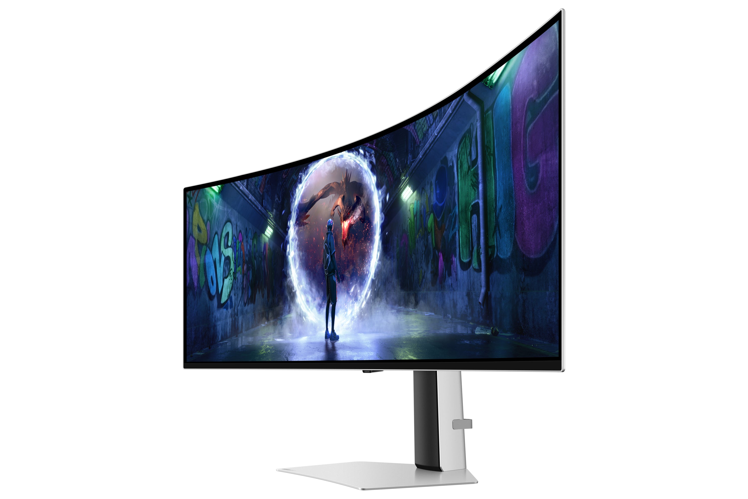  cm (49") 5120 x 1440 pixlar Dual QHD OLED Silver Samsung LS49DG934SUXEN 8806095700656 Platta Pc-Skärmar   S49DG934SU www.ele