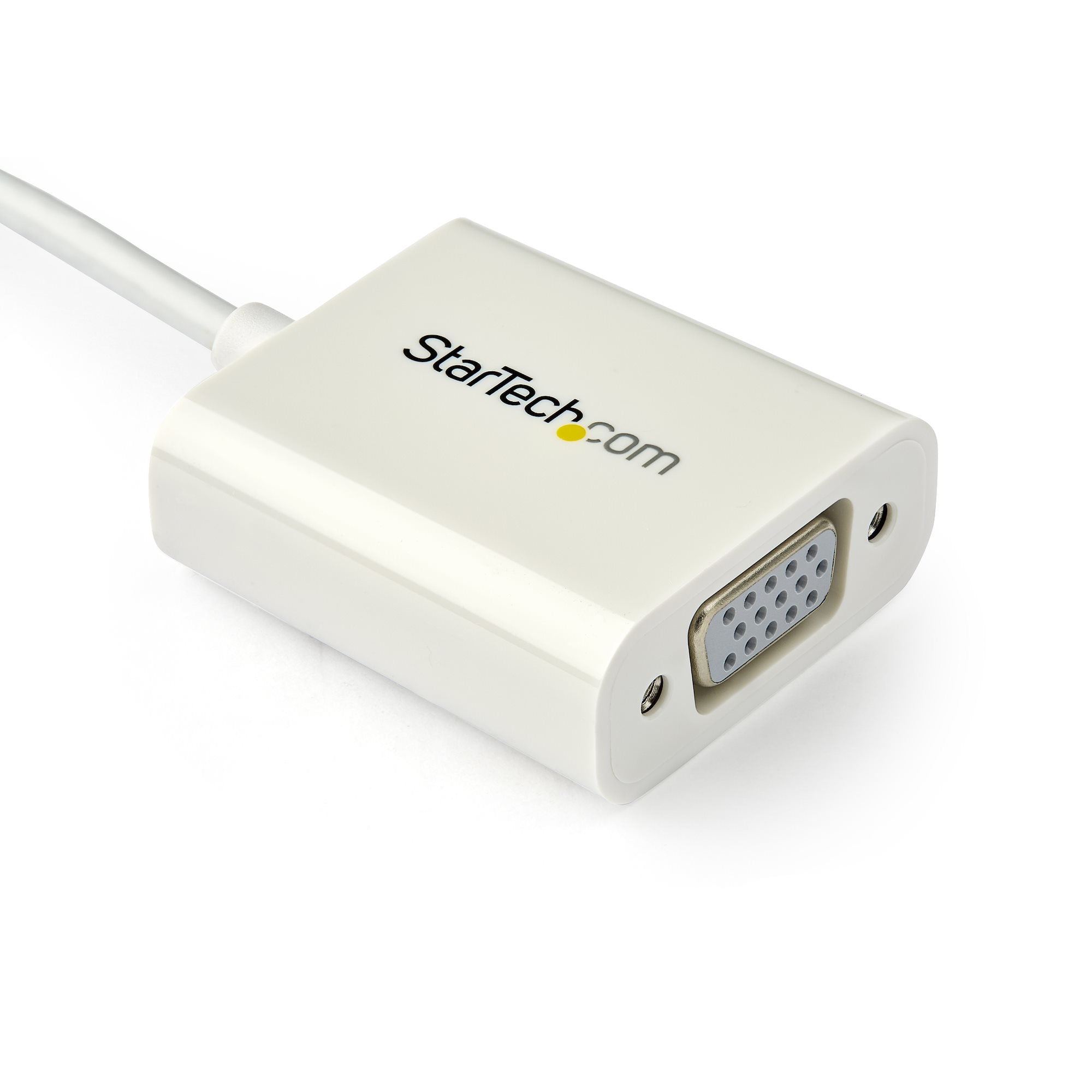  -C- till VGA-adapter - vit StarTech.com CDP2VGAW 0065030862769|065030862769 USB-Grafikadaptrar   USB-C- till VGA-adapter - v