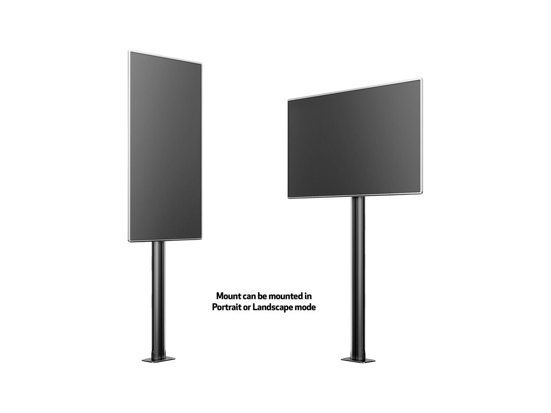  kets 2401 fäste för skyltningsskärm 160 cm (63") Svart Multibrackets 2401 7350073732401 Fästen för Skyltningsskärmar   2401 