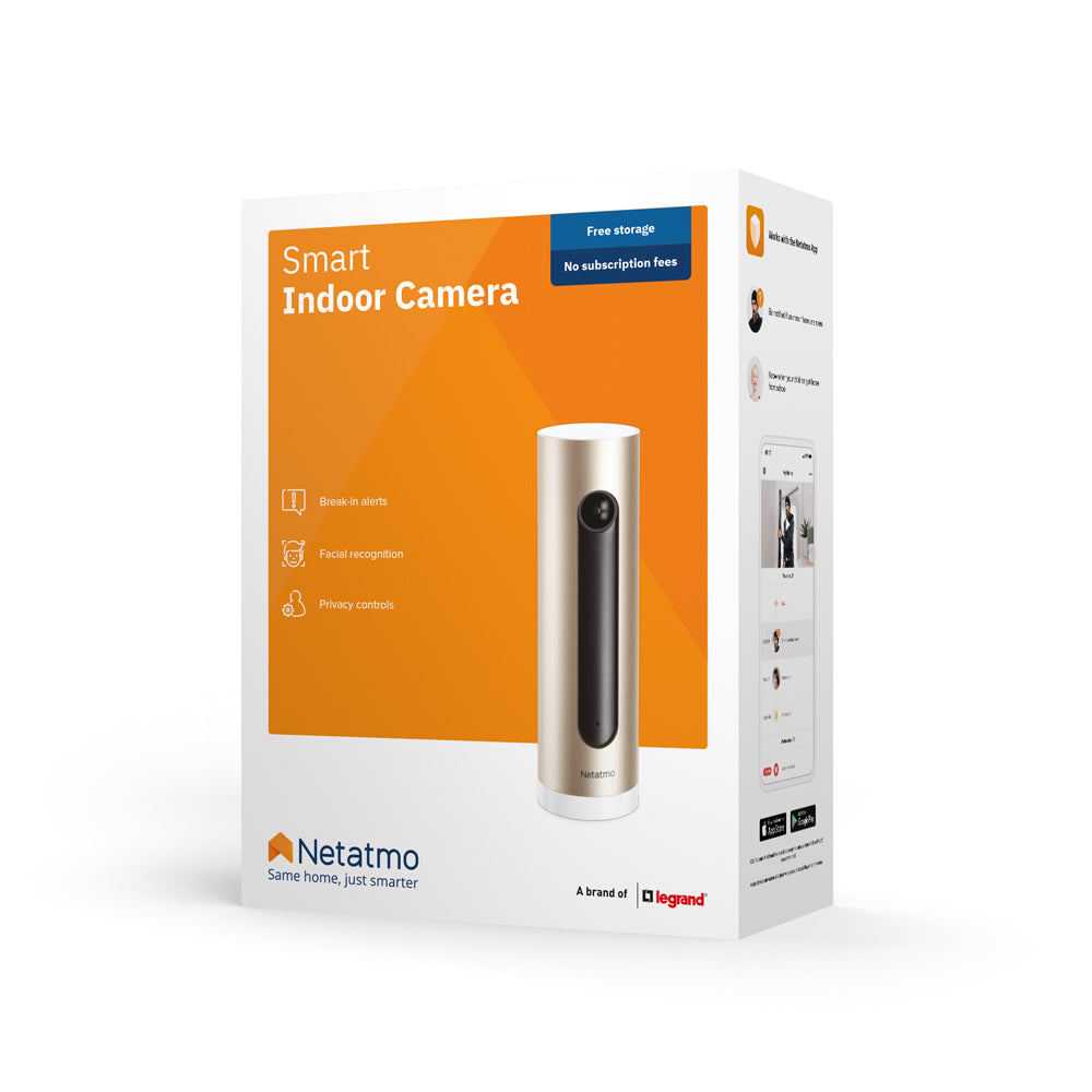  ff.se ElectricalStuff.se   Netatmo Welcome IP-säkerhetskamera inomhus 1920 x 1080 pixlar Bord Netatmo NSC01-EU 3700730500623