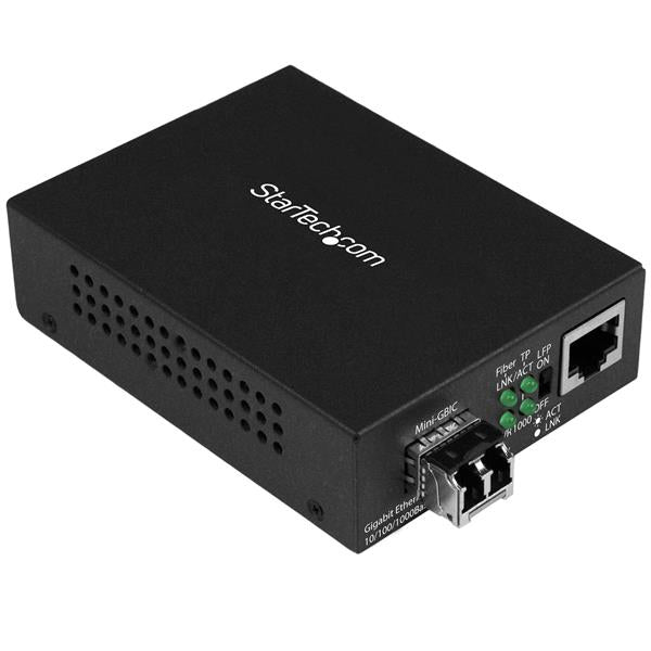  www.electricalstuff.se ElectricalStuff.se   StarTech.com Gigabit Ethernet-fibermediaomvandlare - kompakt - 850 nm MM LC - 55