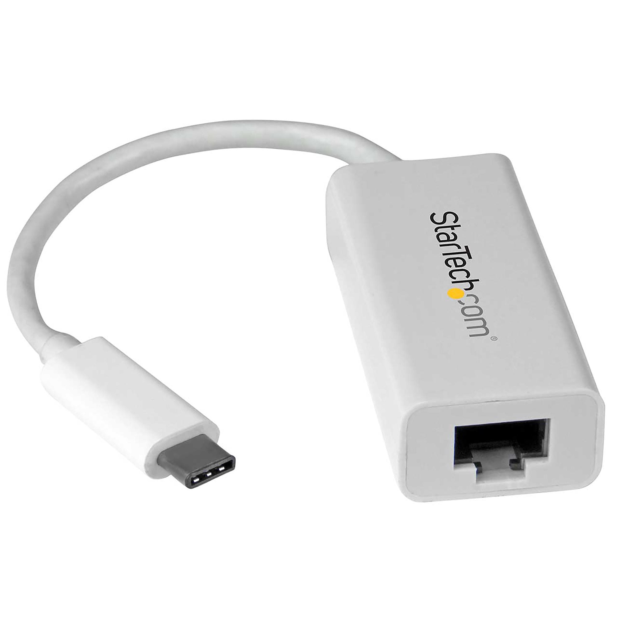  www.electricalstuff.se ElectricalStuff.se   StarTech.com USB-C till Gigabit-nätverksadapter - USB 3.1 Gen 1 (5 Gbps) - vit S