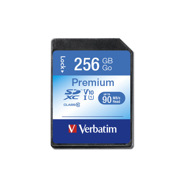  www.electricalstuff.se ElectricalStuff.se   Verbatim Premium 256 GB SDXC UHS-I Klass 10 Verbatim 44026 0023942440260|0239424