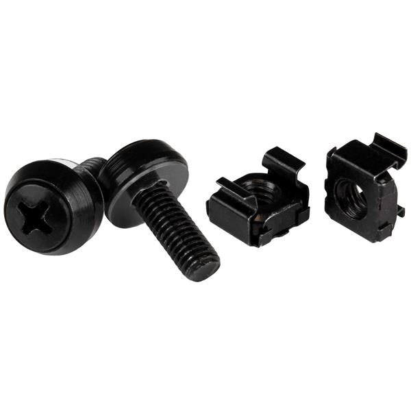  www.electricalstuff.se ElectricalStuff.se   StarTech.com M6x12 mm - skruvar och korgmuttrar - 50-pack, svart StarTech.com CA
