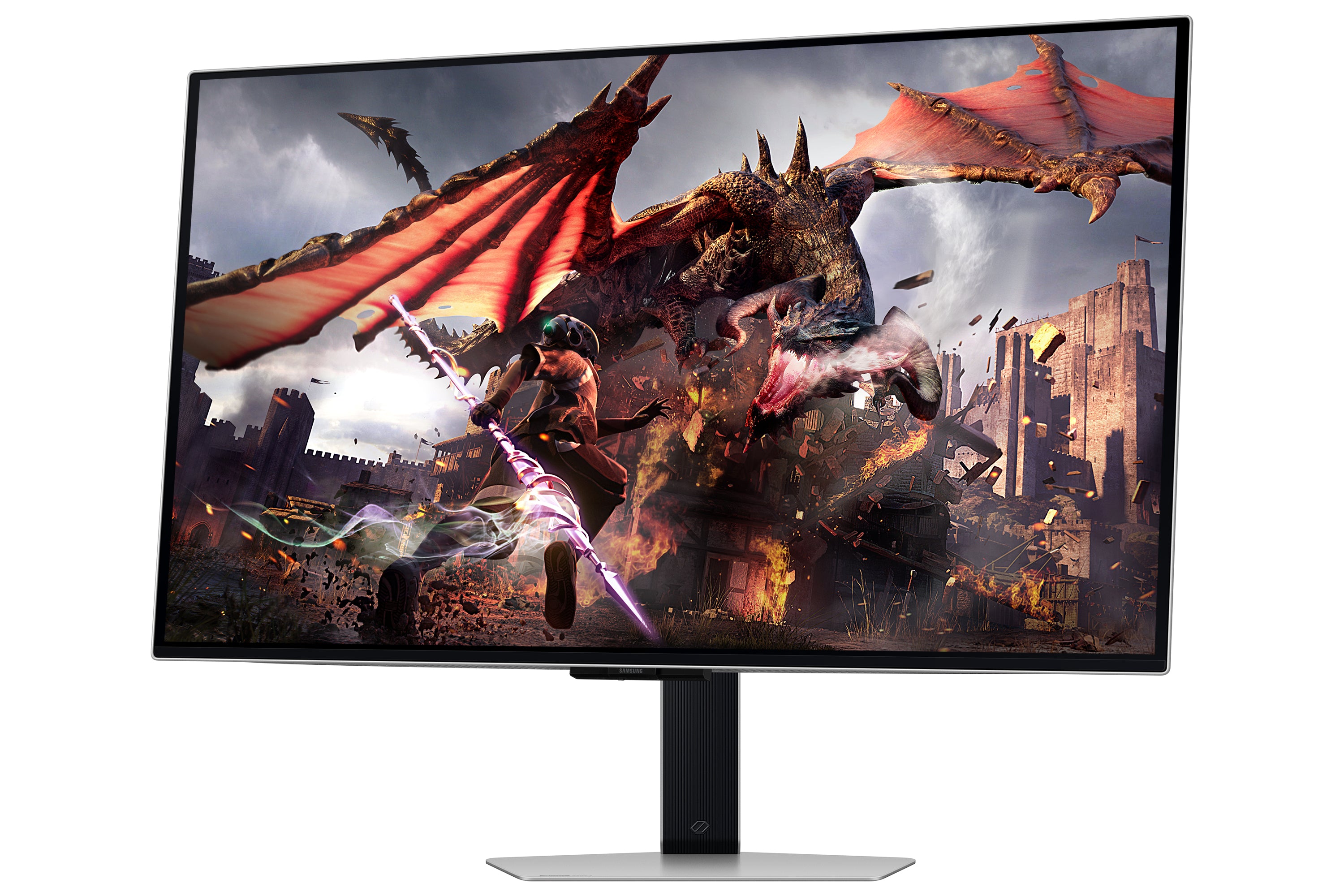   81,3 cm (32") 3840 x 2160 pixlar 4K Ultra HD OLED Silver Samsung LS32DG802SUXDU 8806095503189 Platta Pc-Skärmar Odyssey OLE