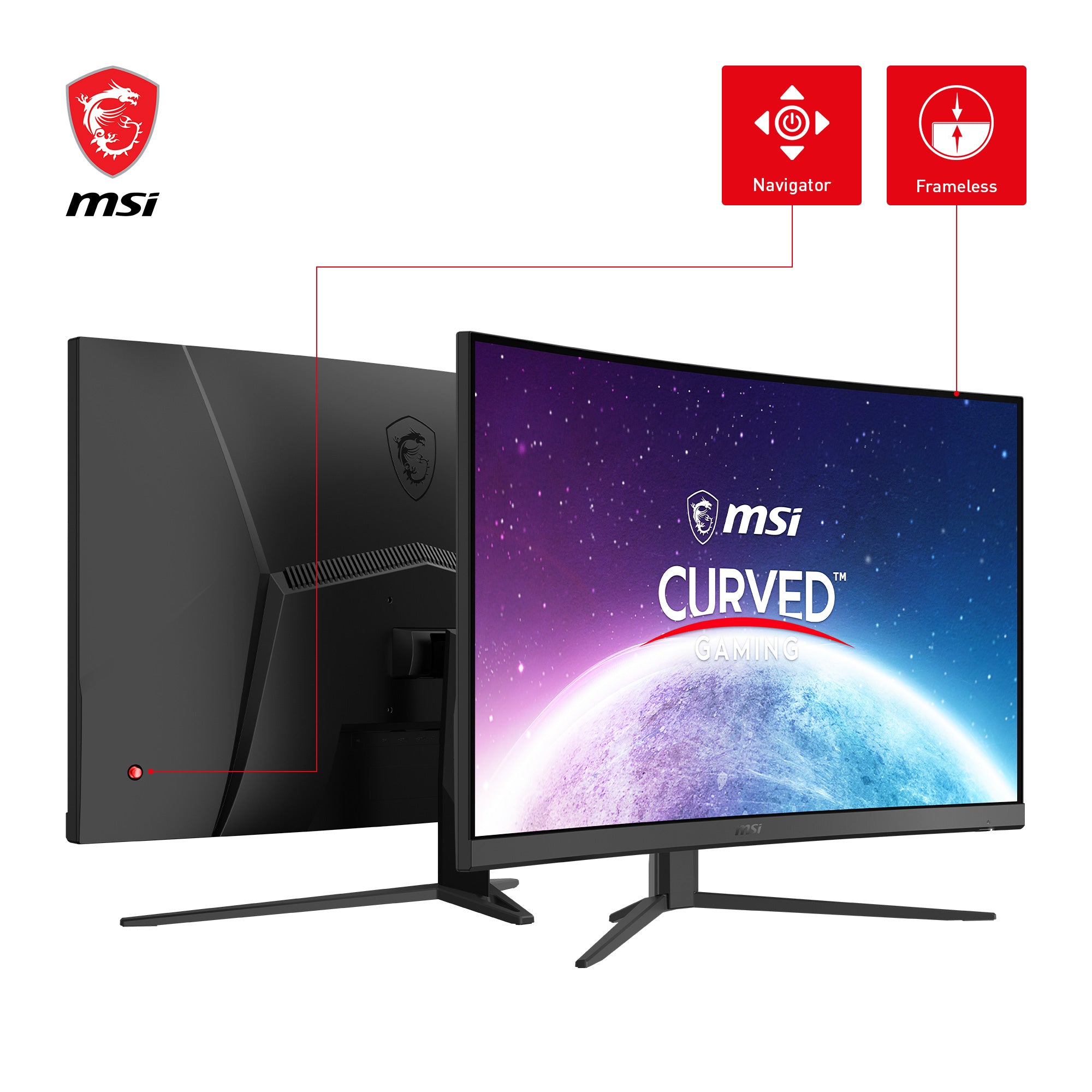  mar 68,6 cm (27") 1920 x 1080 pixlar Full HD LCD Svart MSI G27C4XDE 4711377059480 Platta Pc-Skärmar   G27C4X www.electricals