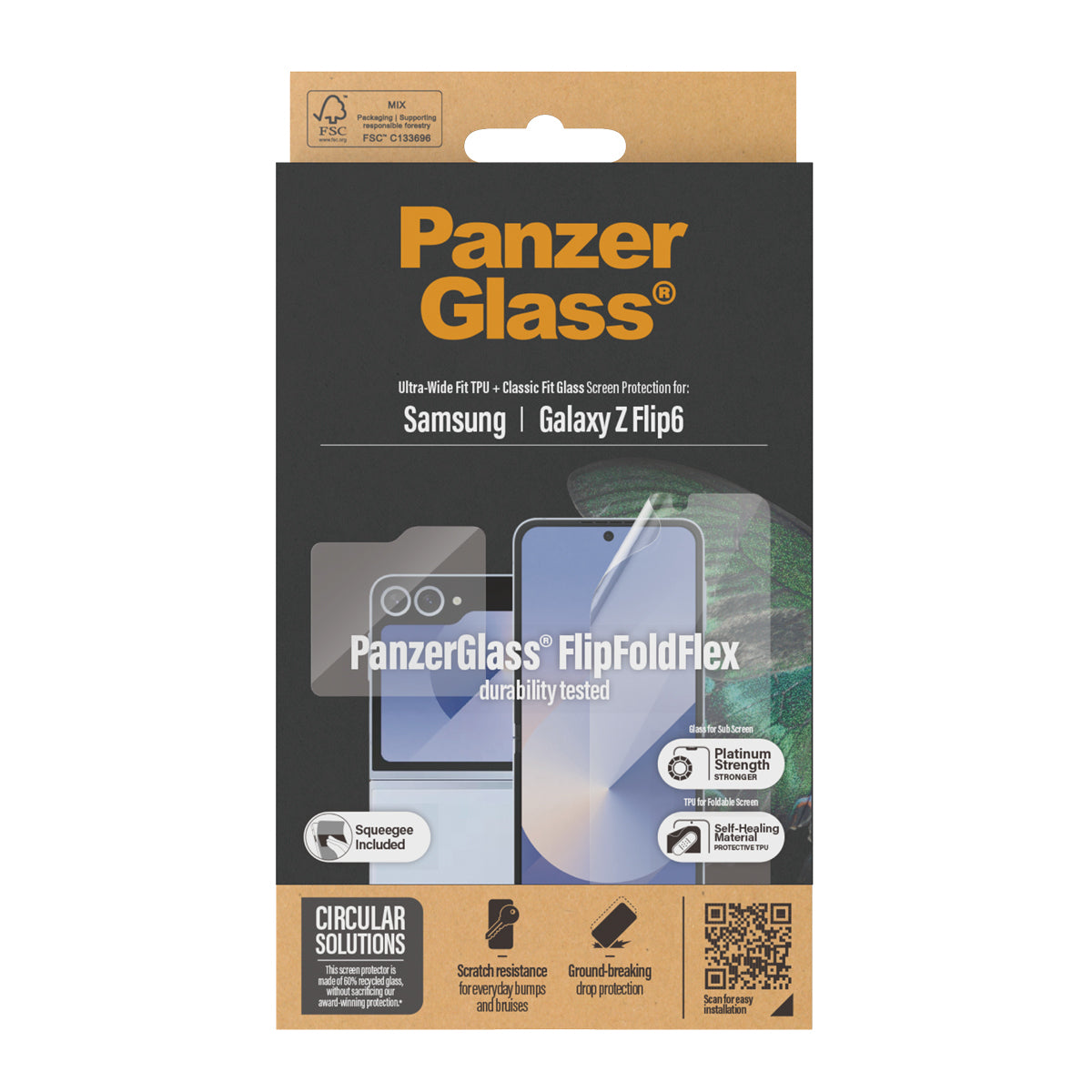  tricalstuff.se ElectricalStuff.se   PanzerGlass Duo-Pack (TPU in- / CF outside) Genomskinligt skärmskydd Samsung 1 styck Pan