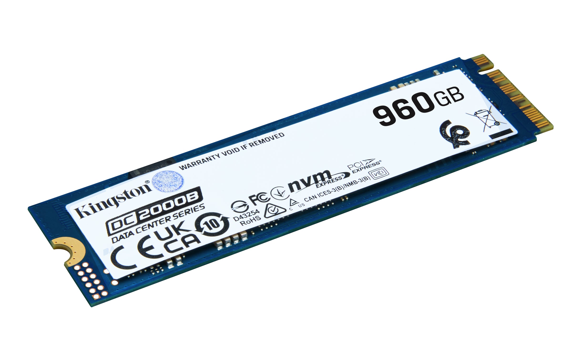  www.electricalstuff.se ElectricalStuff.se   Kingston Technology DC2000B 960 GB M.2 PCI Express 4.0 NVMe 3D TLC Kingston Tech
