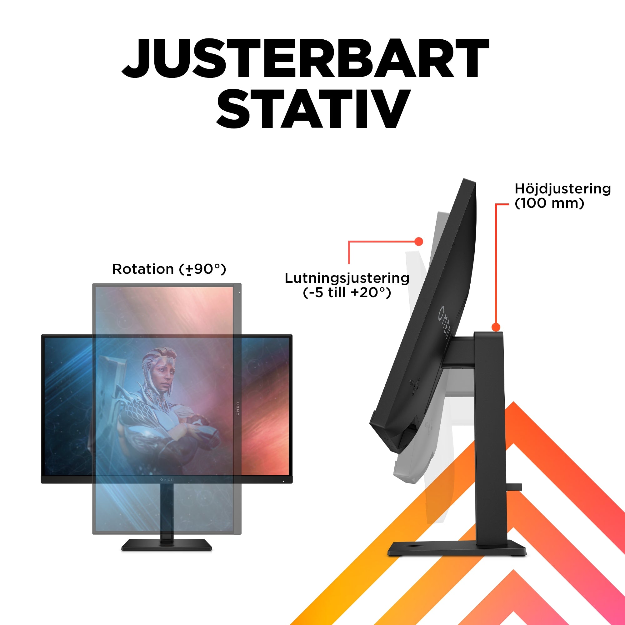  tum FHD 165 Hz Gaming-skärm – OMEN 27 www.electricalstuff.se ElectricalStuff.se   OMEN by HP OMEN 27 tum FHD 165 Hz Gaming-s