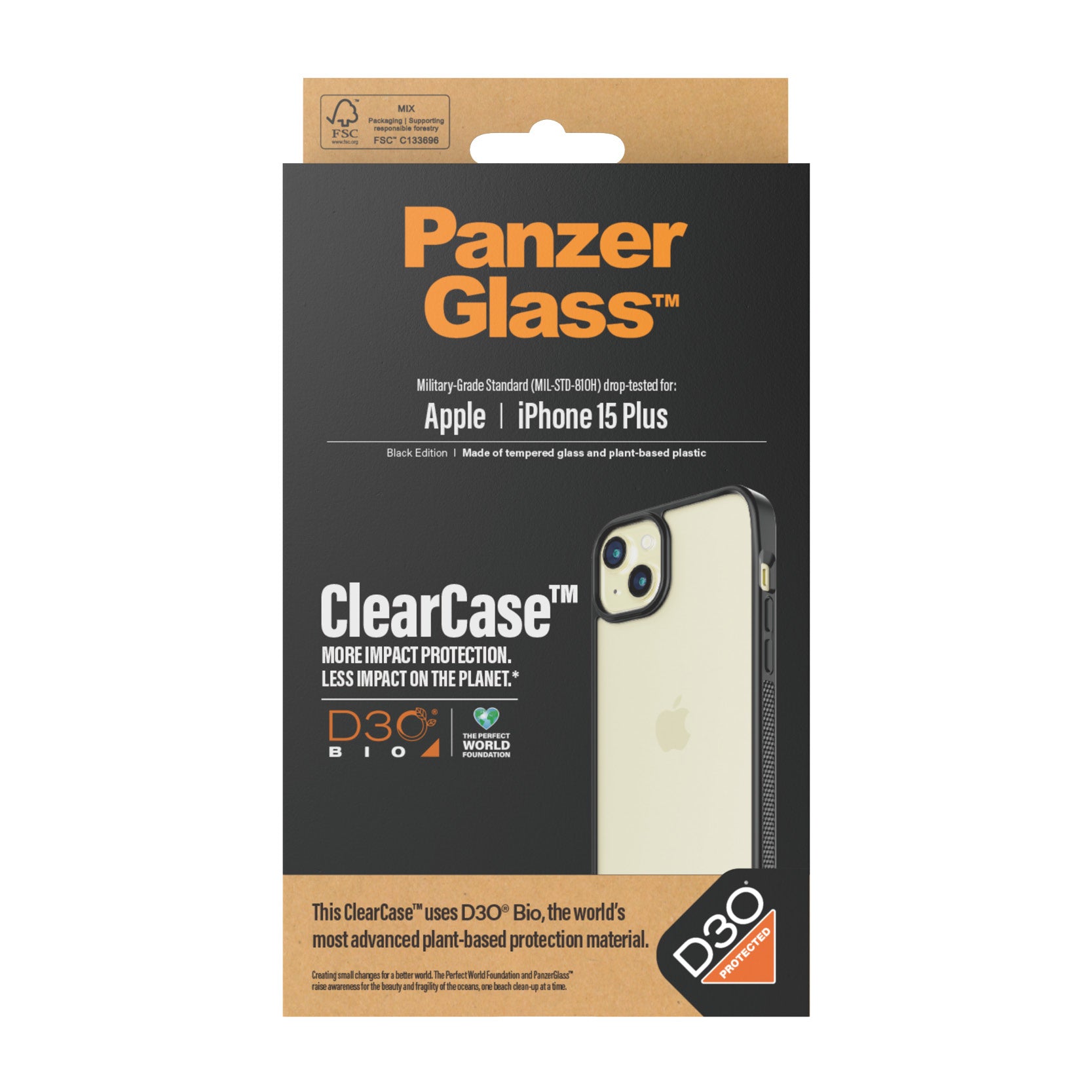  biltelefonfodral 17 cm (6.7") Omslag Transparent PanzerGlass 1178 5711724011788 Mobiltelefonfodral   ClearCase www.electrica