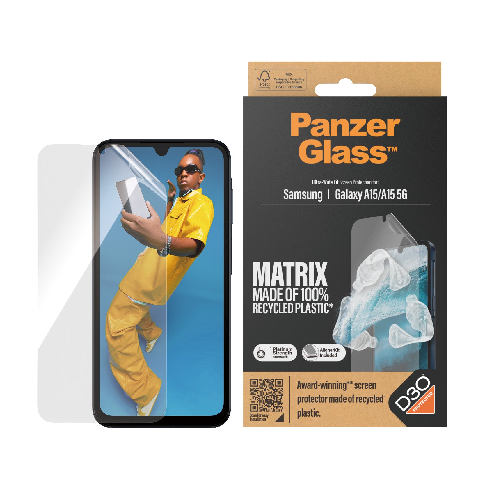  skydd Samsung 1 styck PanzerGlass 7359 5711724073595 Skärm- och Baksidesskydd till Mobiltelefoner   7359 www.electricalstuff