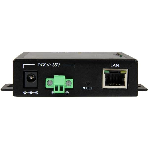  l och monterbar StarTech.com NETRS2322P 0065030864145|065030864145 Terminalservrar   Seriell-till-IP Ethernet-enhetsserver m
