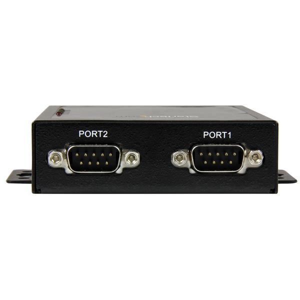  ed 2 portar - RS232 - metall och monterbar www.electricalstuff.se ElectricalStuff.se   StarTech.com Seriell-till-IP Ethernet