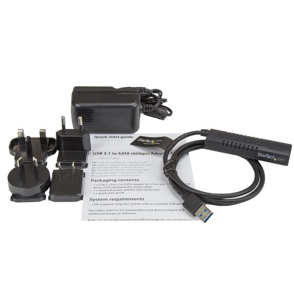 calstuff.se ElectricalStuff.se   StarTech.com SATA till USB-kabel - USB 3.1 (10 Gbit/s) - UASP StarTech.com USB312SAT3 00650