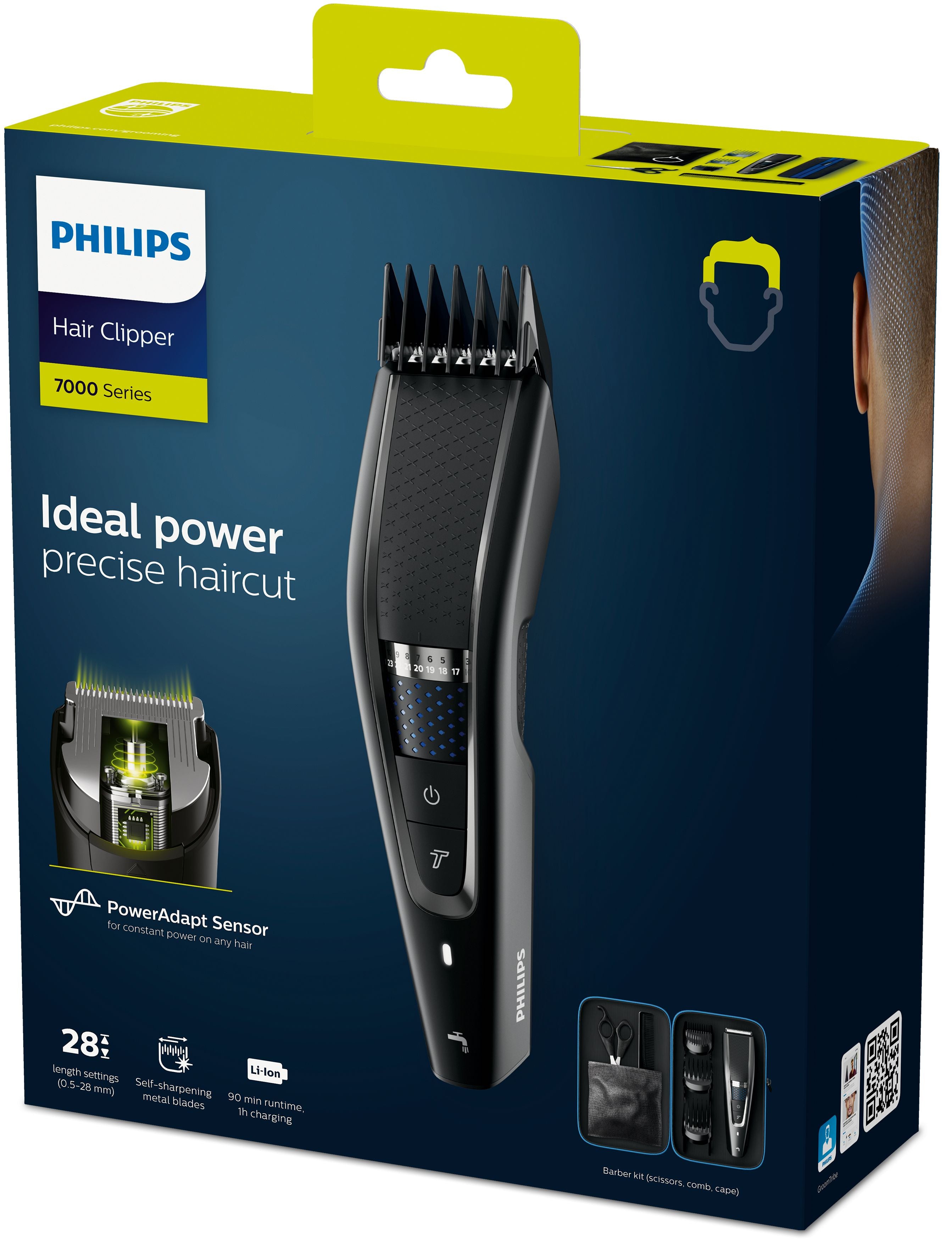  ips HC7650/15 8710103901624|8710103904625|8710103897903 Skägg/Hår Trimmer 7000 series  Hairclipper series 7000 HC7650/15 Tvä