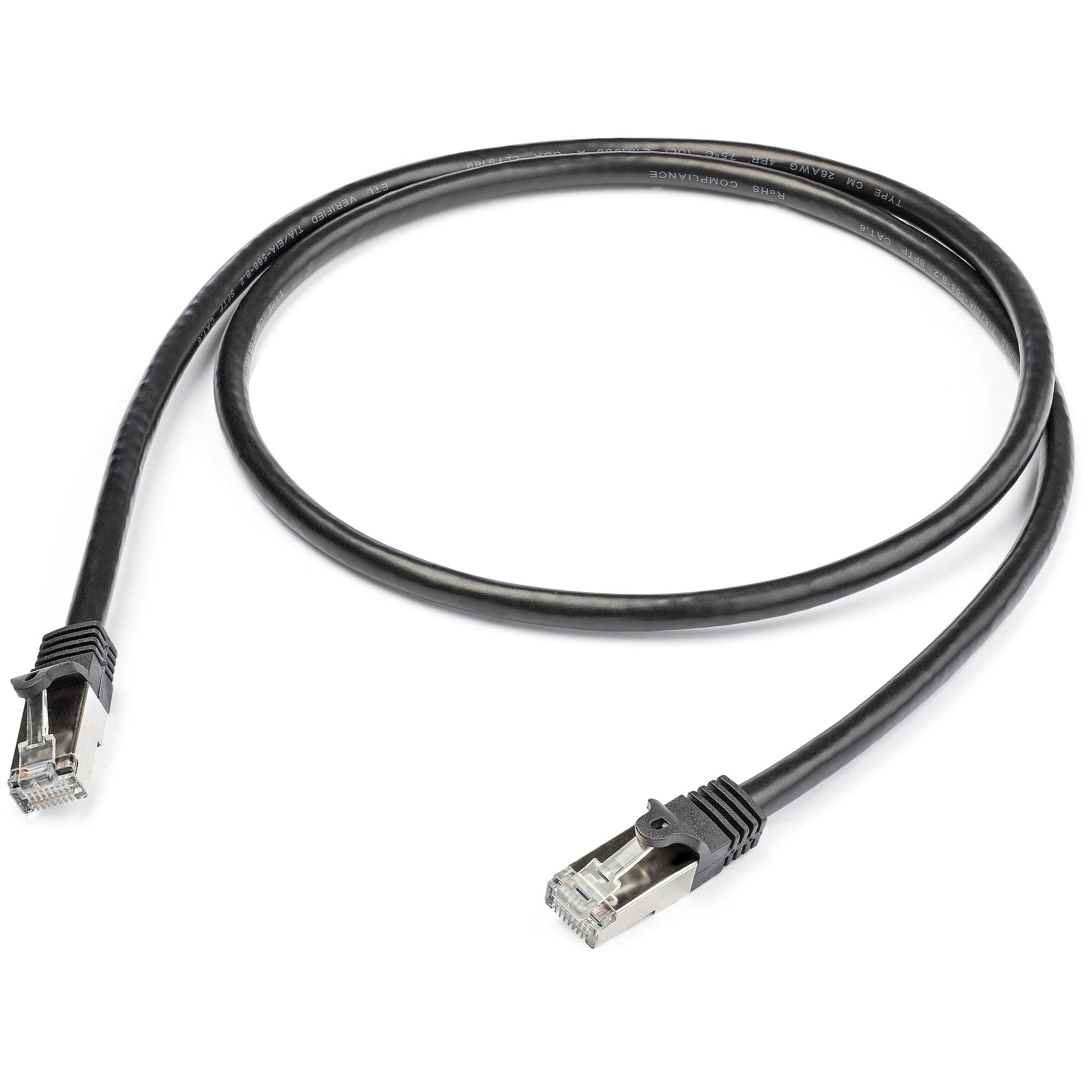  Svart 1 m Cat6 SF/UTP (S-FTP) StarTech.com N6SPAT1MBK 0065030863407|065030863407|5057103145300 Nätverkskablar   N6SPAT1MBK w