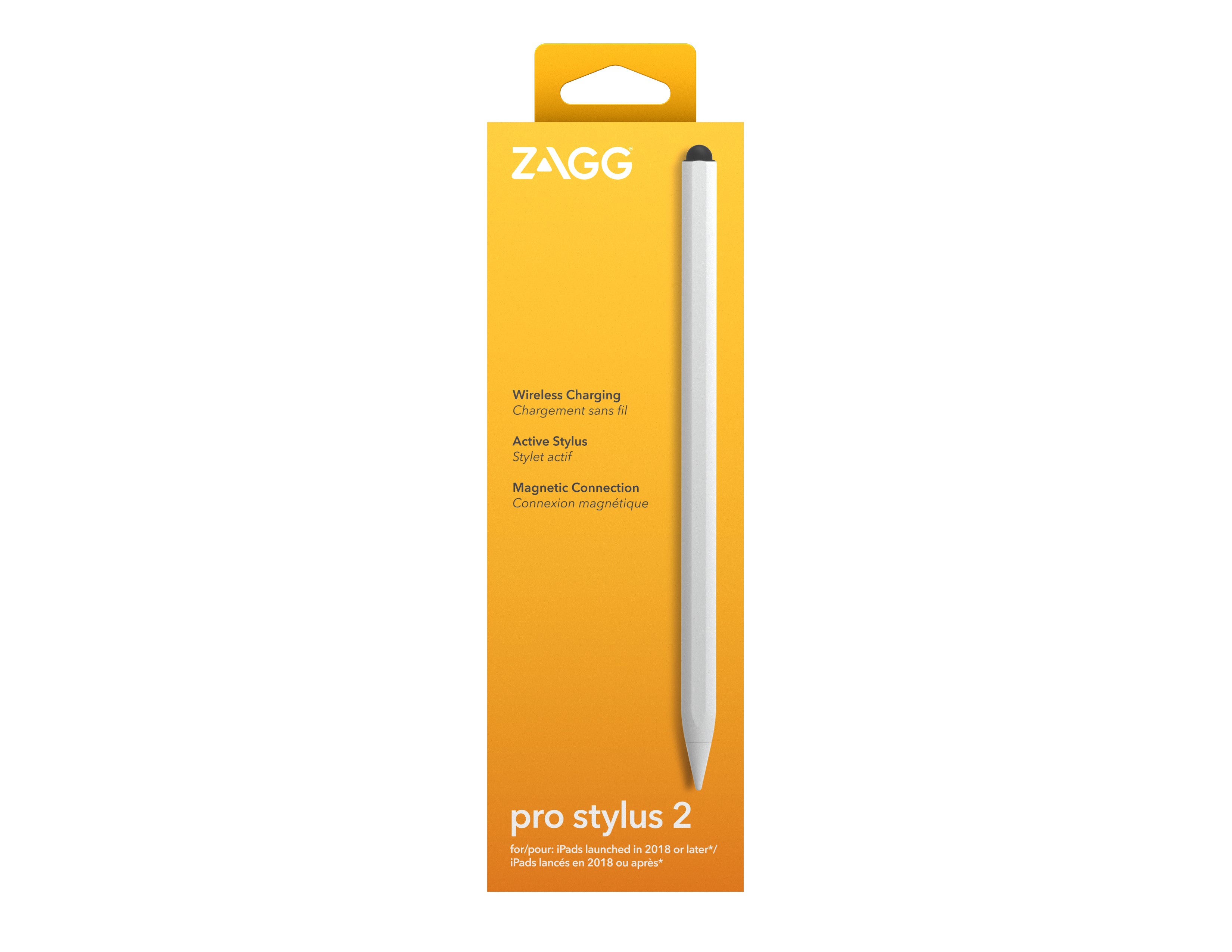  us 2-Universal Stylus-White- Wirelessly charged ZAGG 109912135 0840056188587|840056188587 Stylus-Pennor   Pro Stylus 2-Unive