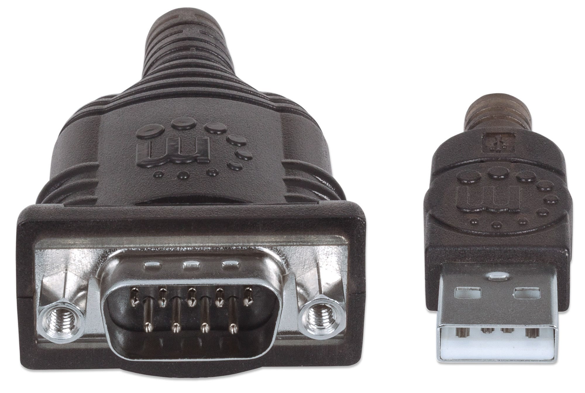   seriella kablar Silver 0,45 m USB A Serial/COM/RS232/DB9 Manhattan 151801 0766623151801|766623151801 Seriella Kablar   1518